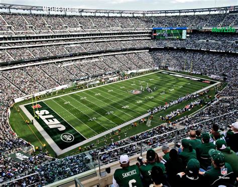 New York Jets MetLife Stadium Aerial View 8" x 10" Football Photo | Dynasty Sports & Framing