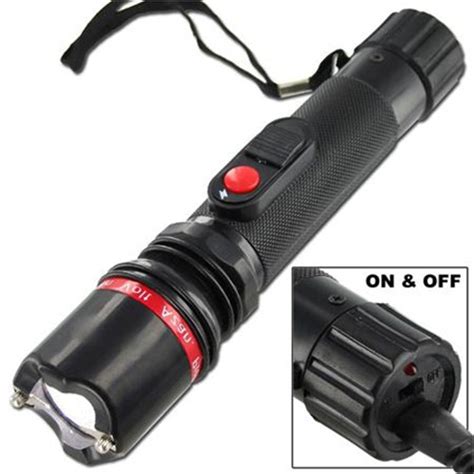 POLICE 25,500,000 Super Bright Stun Gun Flashlight - Rechargeable