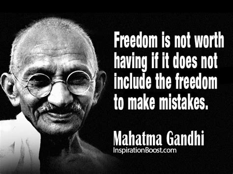 Mahatma Gandhi Freedom Quotes | Inspiration Boost