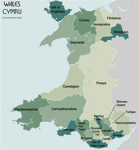 Map Of Wales Scannell