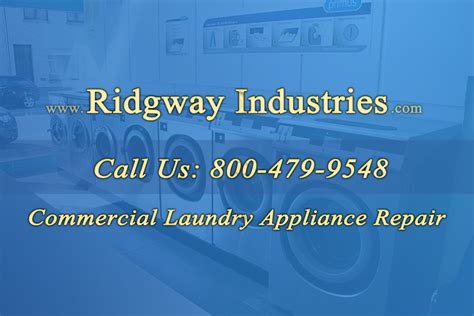 Commercial Laundry Machine Repair – ridgway industries