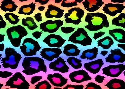 Rainbow Leopard Print Background Image, Wallpaper or Texture free for any web page, desktop ...