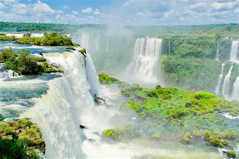 HD wallpaper: iguazu falls, waterfall, brasil, foz do iguaçu, scenics ...