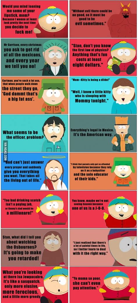 Some great South Park quotes 2 - Funny | South park quotes, South park ...