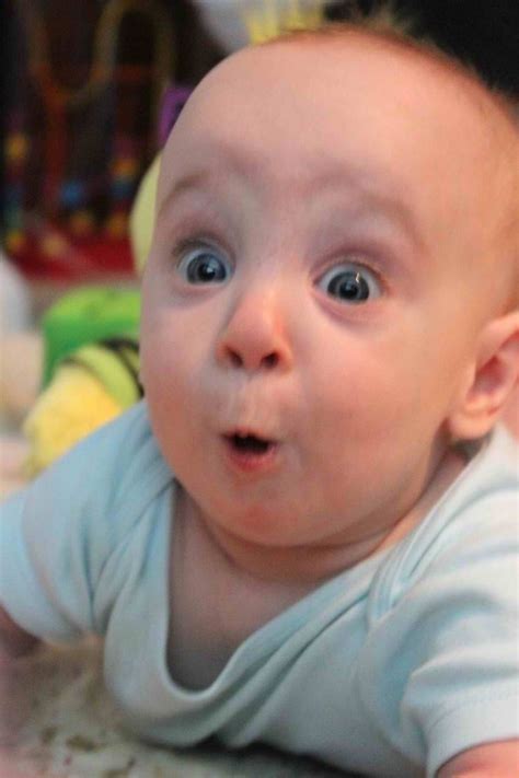 Surprised Baby Face | Meme Generator