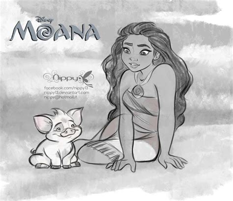 Disney's Moana Fan Art: Moana | Disney drawings, Disney fan art, Disney sketches