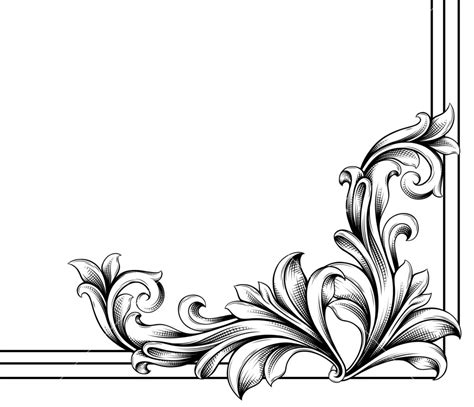 Floral Vector Corner - ClipArt Best