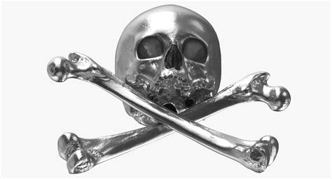 3D pirate skull bones composition - TurboSquid 1496313