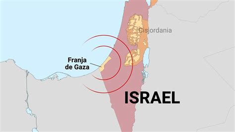 La guerra entre Israel y Hamás, en mapas