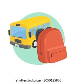 School Bus Bag Emoji Icon Illustration Stock Vector (Royalty Free) 2050125863 | Shutterstock