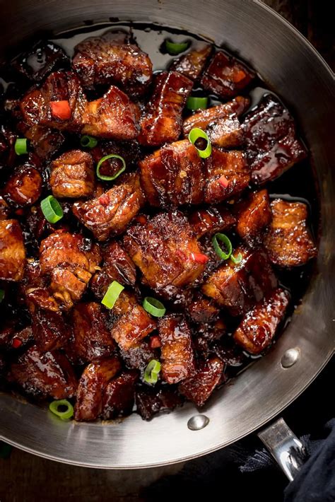 Sticky Chinese Pork Belly - Nicky's Kitchen Sanctuary