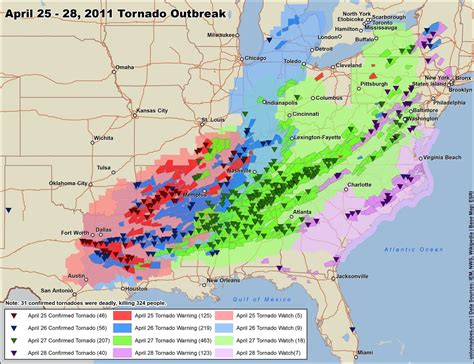 Overview of the April 25-28, 2011 Super Outbreak – Tornado Talk