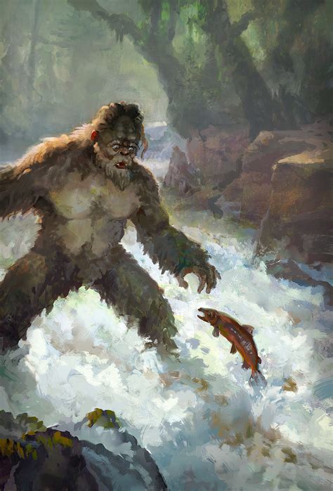 ArtStation - Sasquatch: Slippery Snack