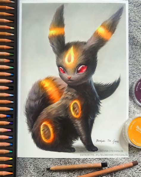 I tried my best with my colored pencil drawing of Umbreon. I hope that there will be a chance to ...