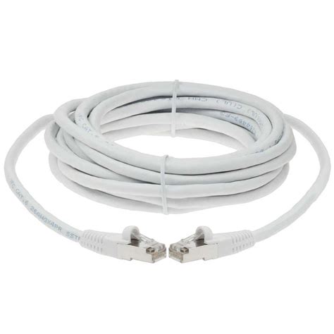 20ft Cat6 Shielded (STP) Ethernet Network Cable - White