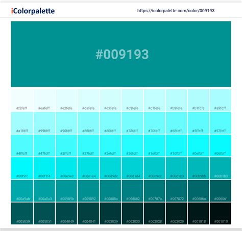 Common Teal information | Hsl | Rgb | Pantone