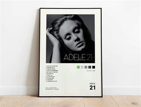 Adele - 21 Album Cover Poster | Architeg Prints