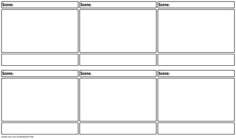 Storyboard Template | Templates for Educational Activities