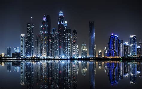 Dubai at Night Wallpapers - 4k, HD Dubai at Night Backgrounds on ...