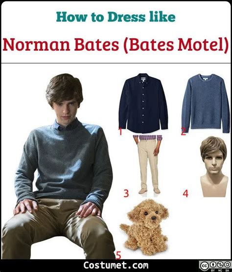 Norman Bates Costume for Halloween | Norman bates, Maid outfit, Bates