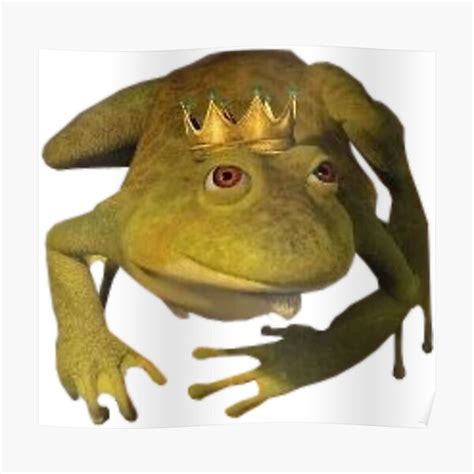 "King Harold Frog-Shrek" Poster for Sale by Hollias | Redbubble