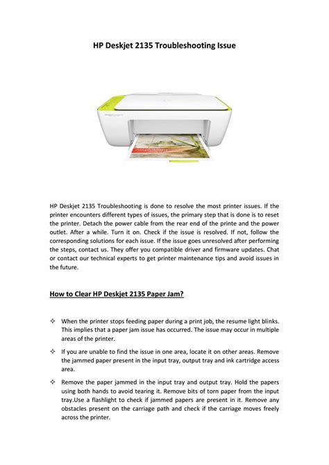 HP Deskjet 2135 Troubleshooting Issue [Solved] by printer setup - Issuu