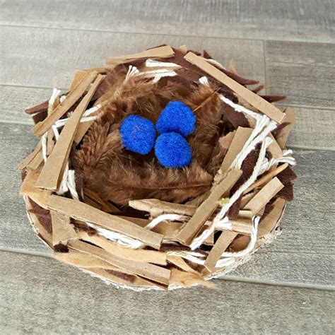 Bird Nest Fine Motor Preschool Craft » Preschool Toolkit