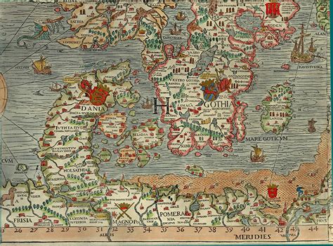 Scandinavia - First Known Map