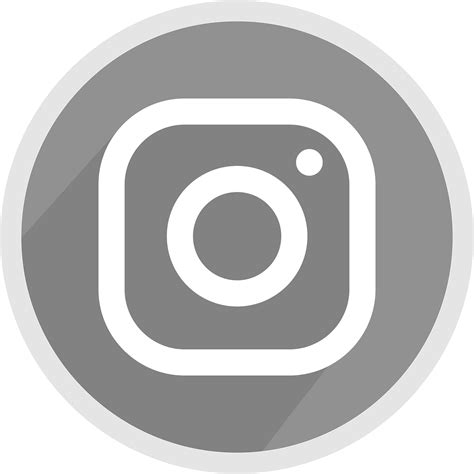 Logotipo De Instagram Icono Gris - Gráficos vectoriales gratis en Pixabay