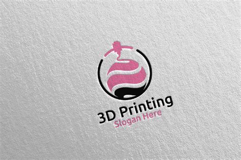 Global 3D Printing Company Logo Design 60 By denayunethj | TheHungryJPEG