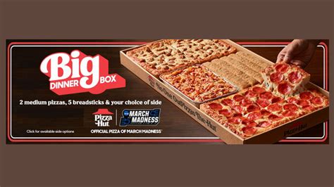 Pizza Hut Brings Back Big Dinner Box During 2022 March Madness ...