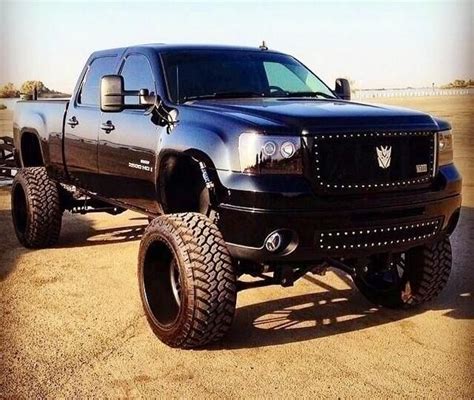 Black lifted gmc sierra