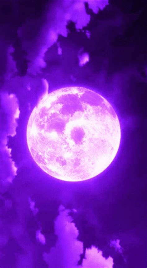 Moon, aesthetic, atmosphere, sky, gothic, purple HD phone wallpaper | Pxfuel