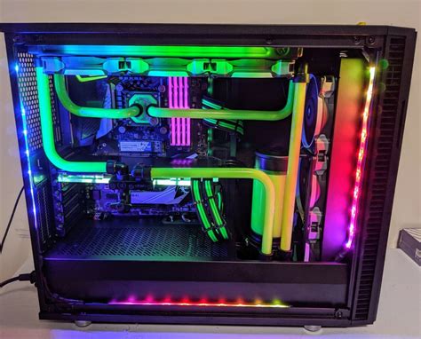 Custom Hardline Liquid Cooled Gaming PC - i9 9900k 5.20GHz - (2) RTX 2080 Ti SLI | eBay