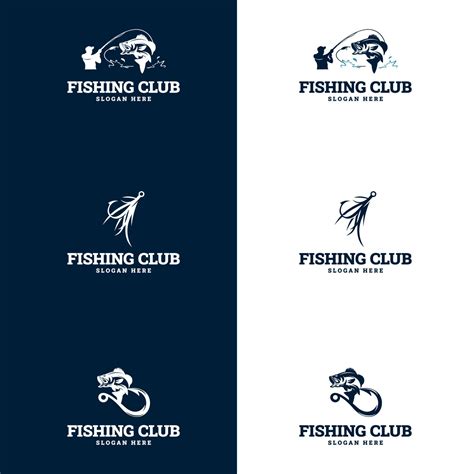 Fishing logo template. Sport fishing Logo. fishing illustration template 9879613 Vector Art at ...