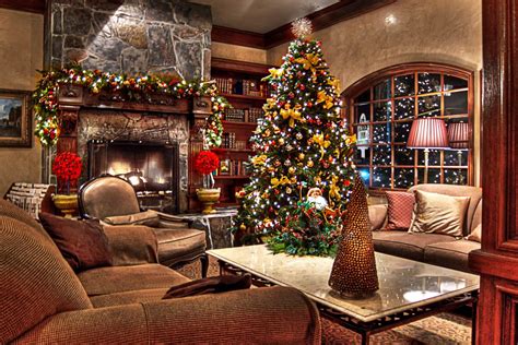 Christmas Tree Fireplace Wallpapers - Wallpaper Cave