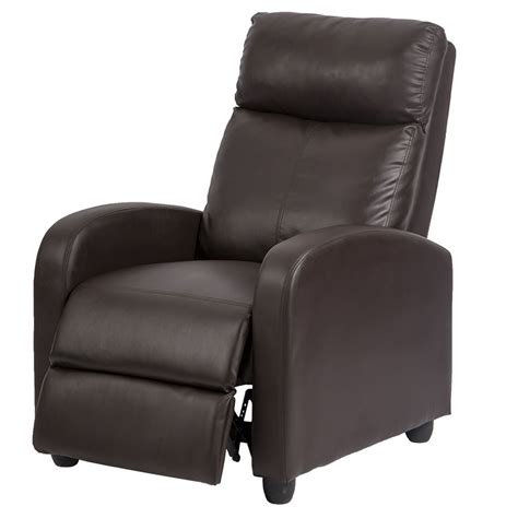 Single Recliner Chair Sofa Furniture Modern Leather Chaise Couch - Walmart.com - Walmart.com