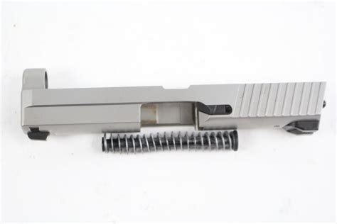 Sig Sauer P250 Gun Parts, Stainless Slide, Recoil Spring, And Sights, 3 ...