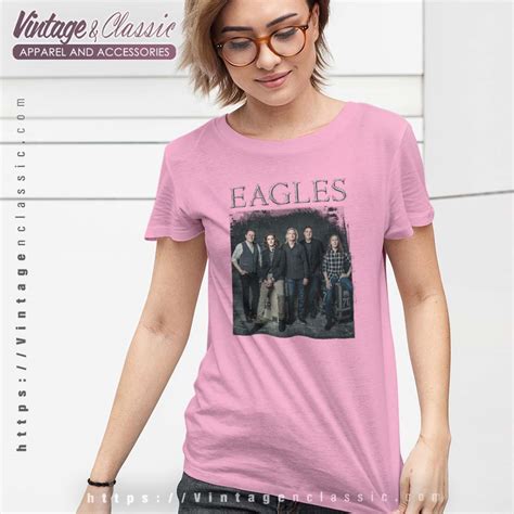 Eagles Band Gifts And Merchandise, The Eagles Logo Shirt - Vintagenclassic Tee