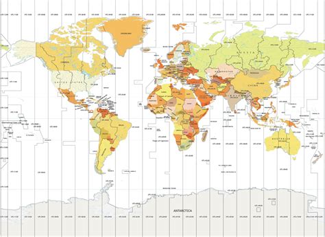 World Time Zone Map - GIS Geography - EU-Vietnam Business Network (EVBN)