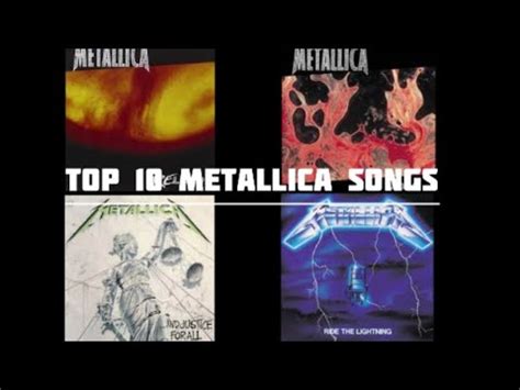 Top 10 Metallica Songs - YouTube