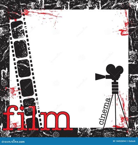 Film frame stock vector. Illustration of hollywood, equipment - 14452694