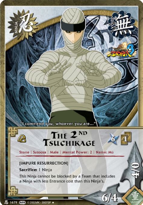 The 2ND Tsuchikage Mu TG Card by puja39 on DeviantArt