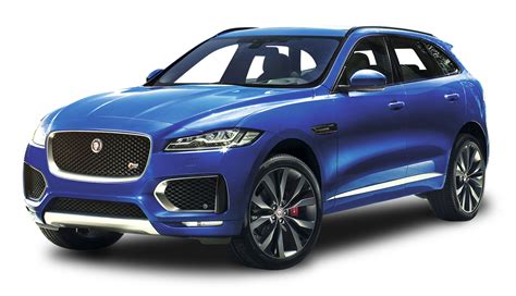 Download Blue Jaguar F PACE Car PNG Image for Free