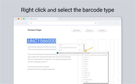 Free Barcode Generator for Google Chrome - Extension Download