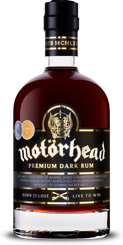 Motorhead Premium Dark Rum - Brands For Fans