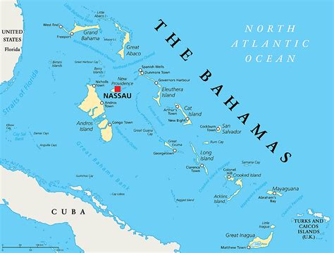 Mapas de Bahamas - Atlas del Mundo