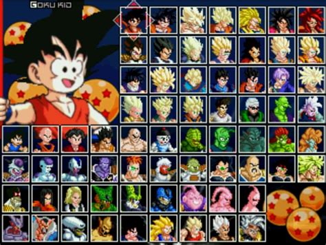 Dragon ball z mugen characters pack download - sncolor