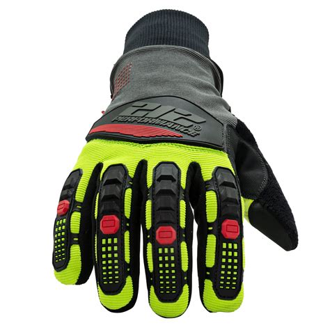 Waterproof Fleece Lined Impact Cut Resistant Winter Work Gloves ...