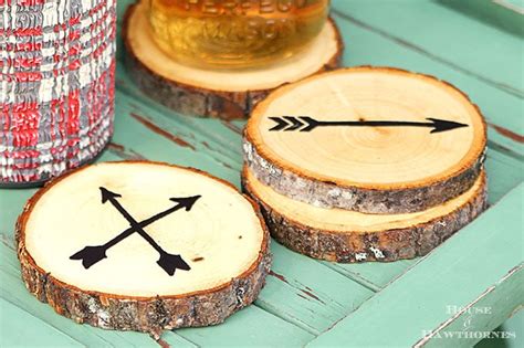 DIY Wood Slice Coasters: The Easy Way - House of Hawthornes